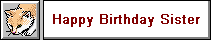 Happy Birthday Sister
