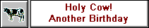 Holy Cow! Another Birthday
